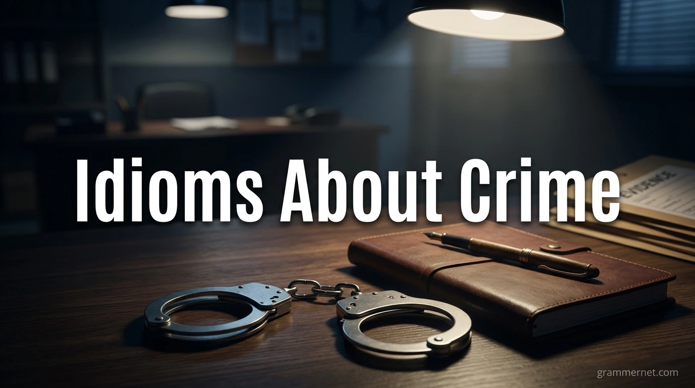 Idioms About Crime