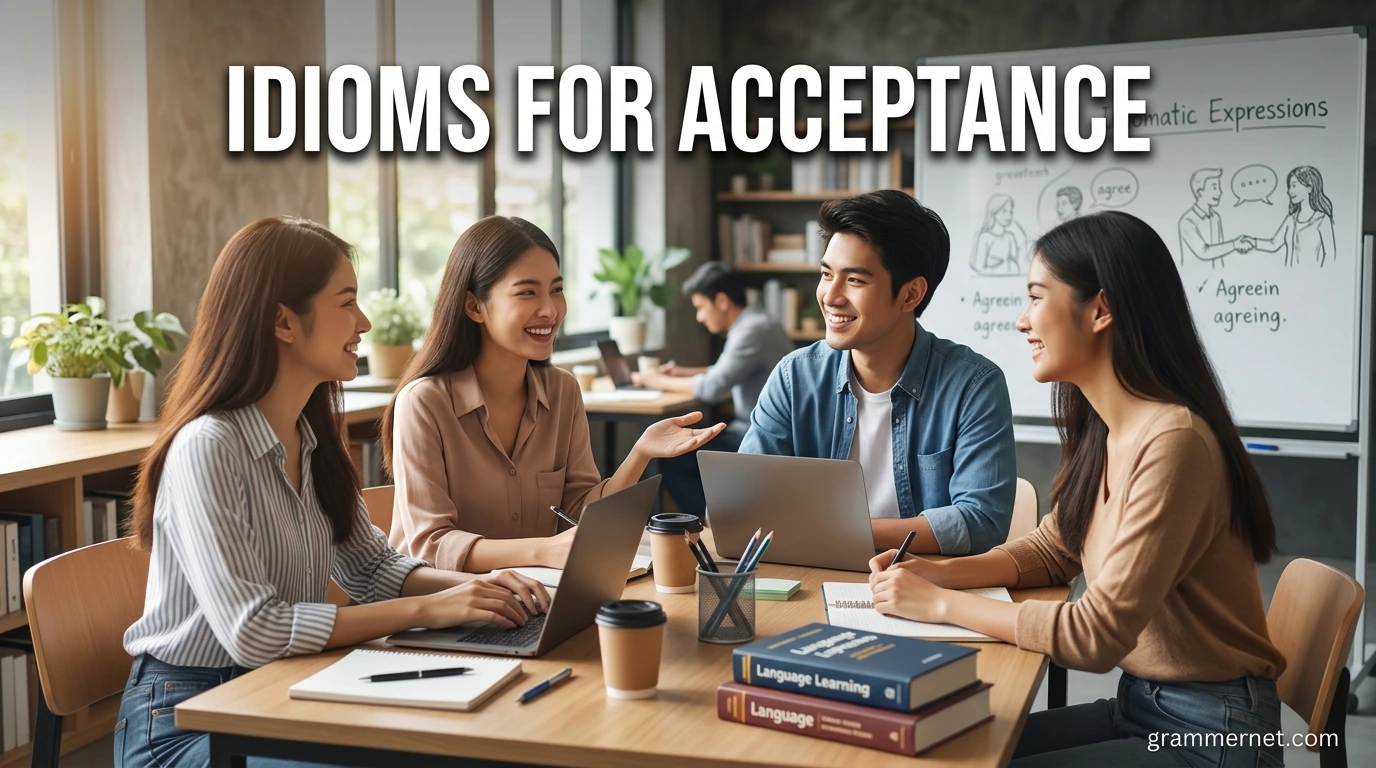 Idioms for Acceptance