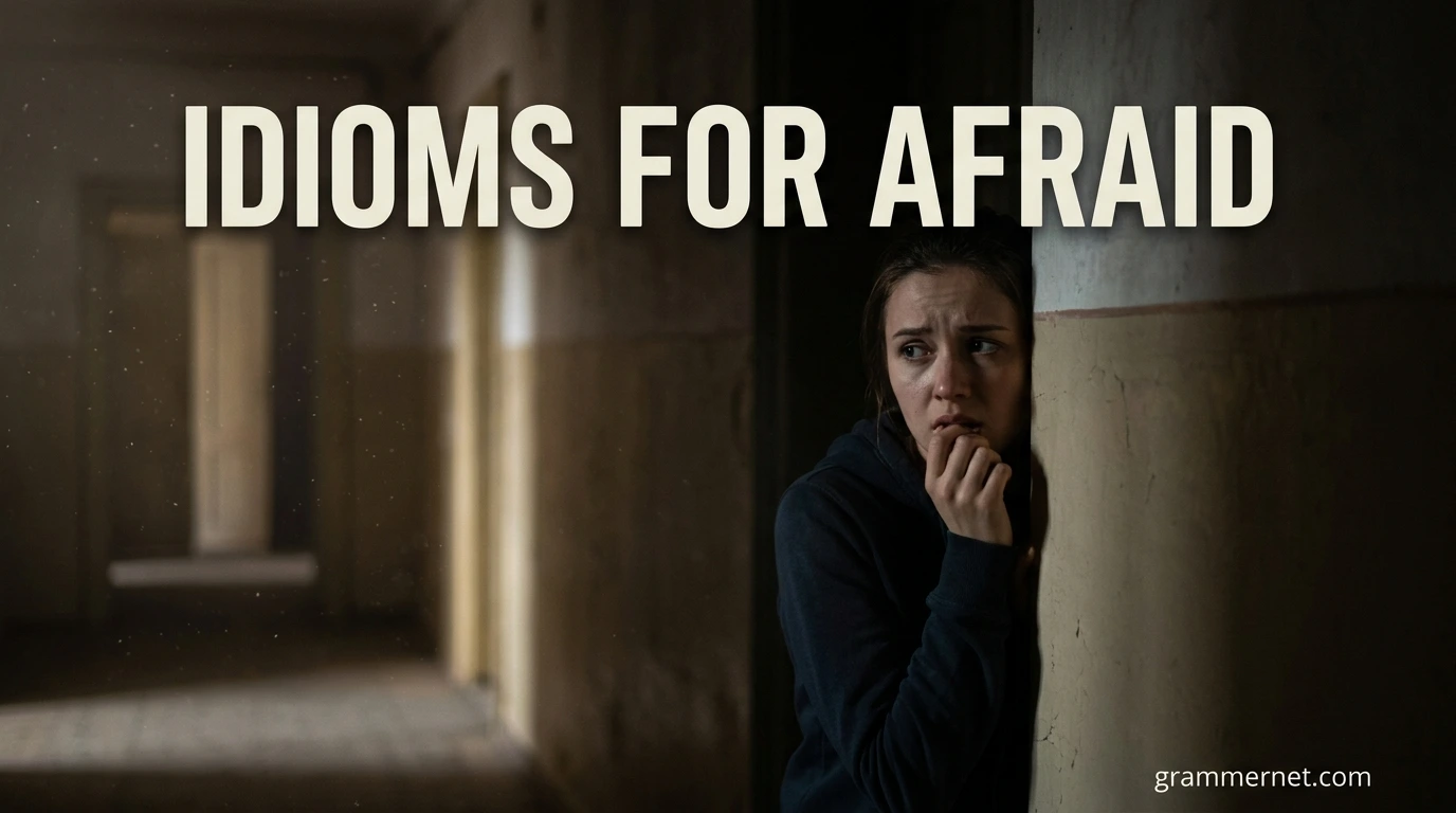 Idioms for Afraid