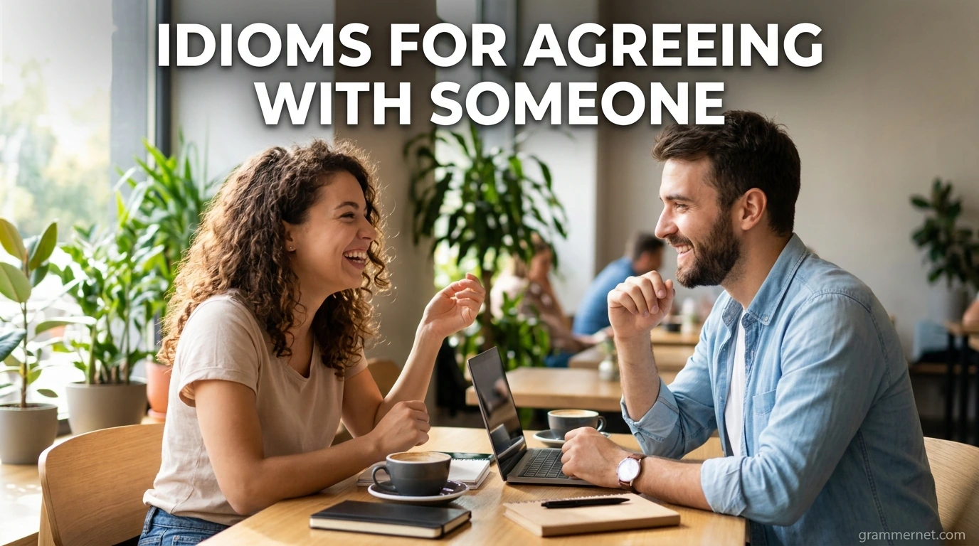 Idioms for Agreeing with Someone