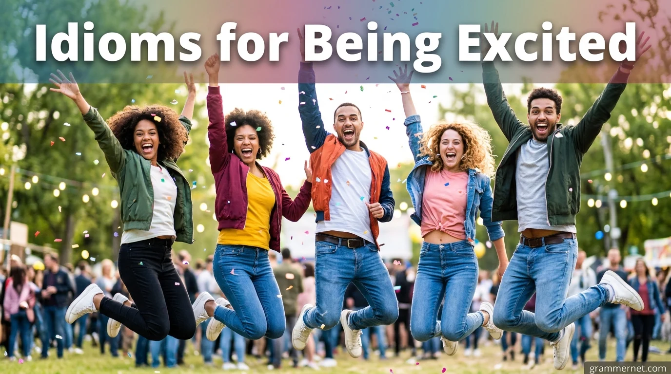 Idioms for Being Excited