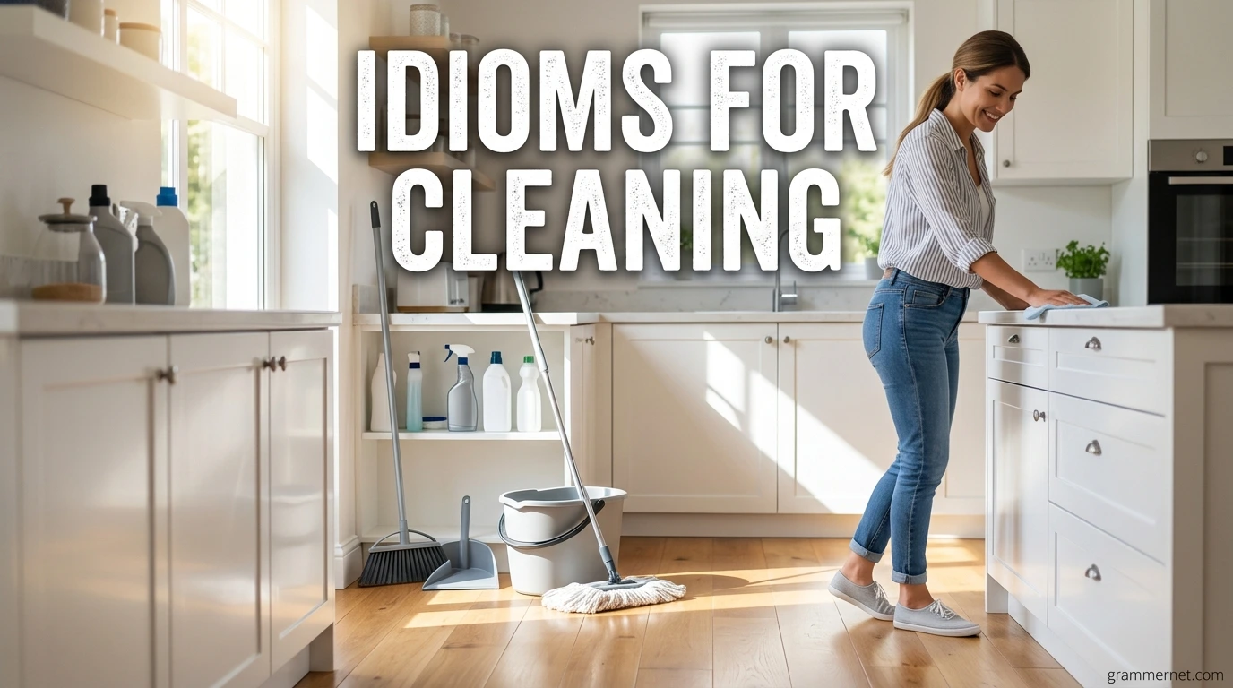 Idioms for Cleaning