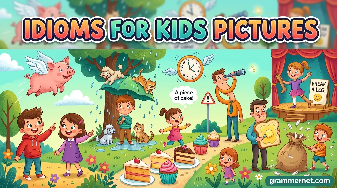 Idioms for Kids Pictures
