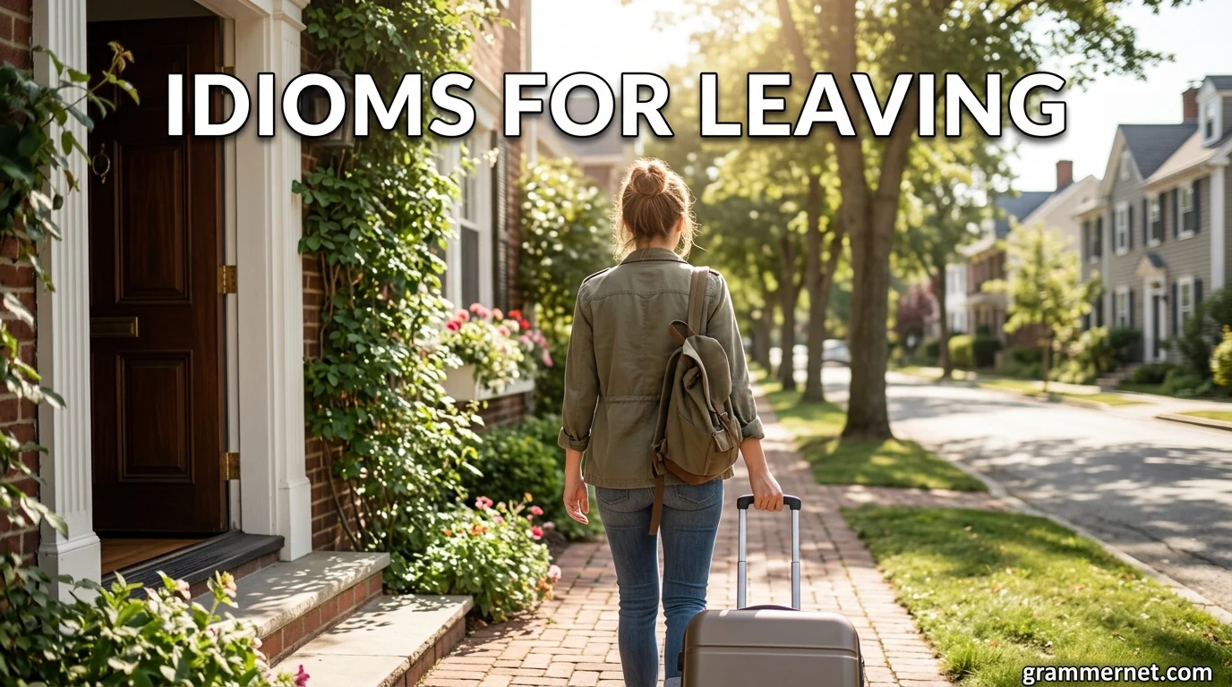Idioms for Leaving