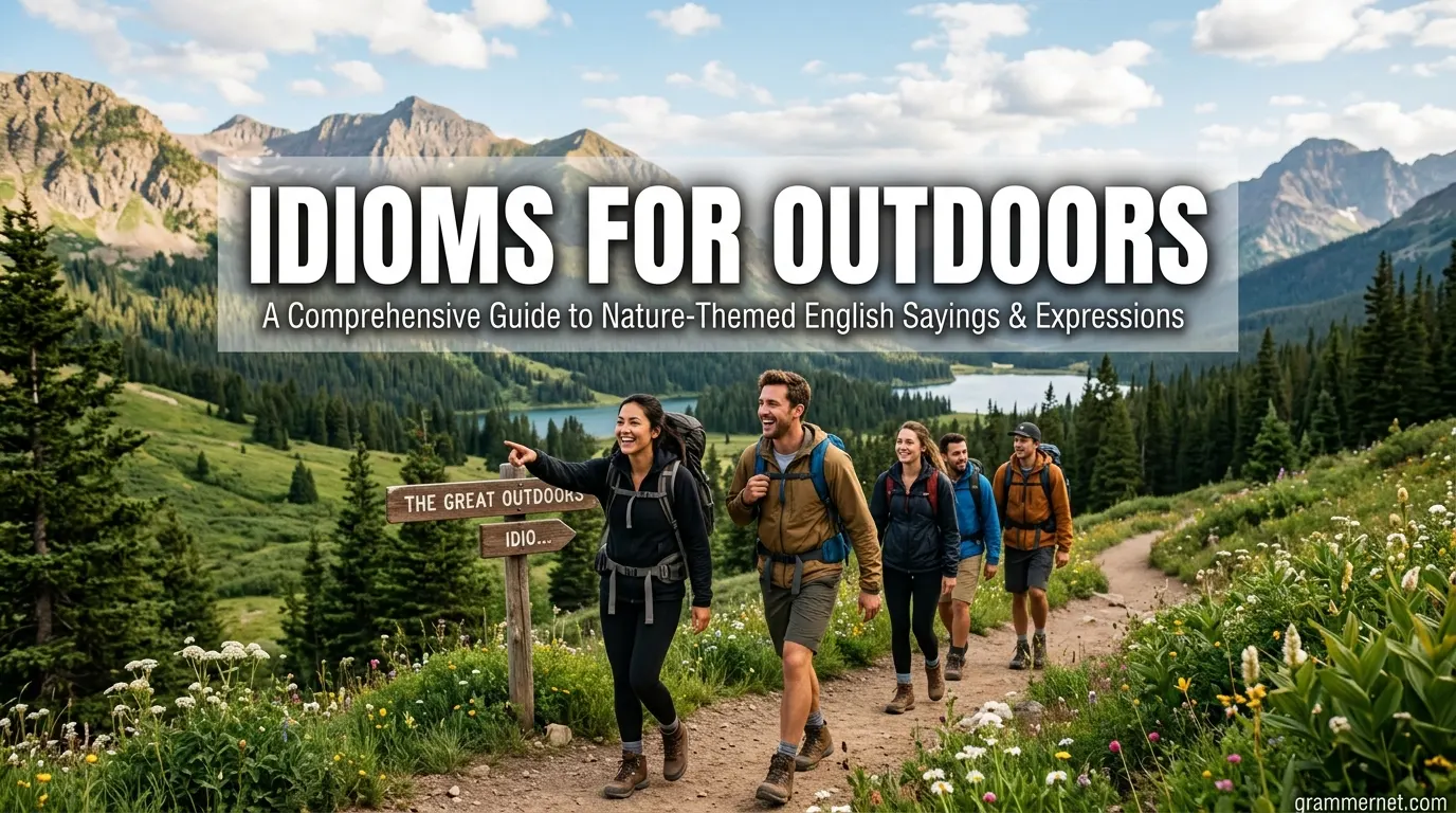 Idioms for Outdoors