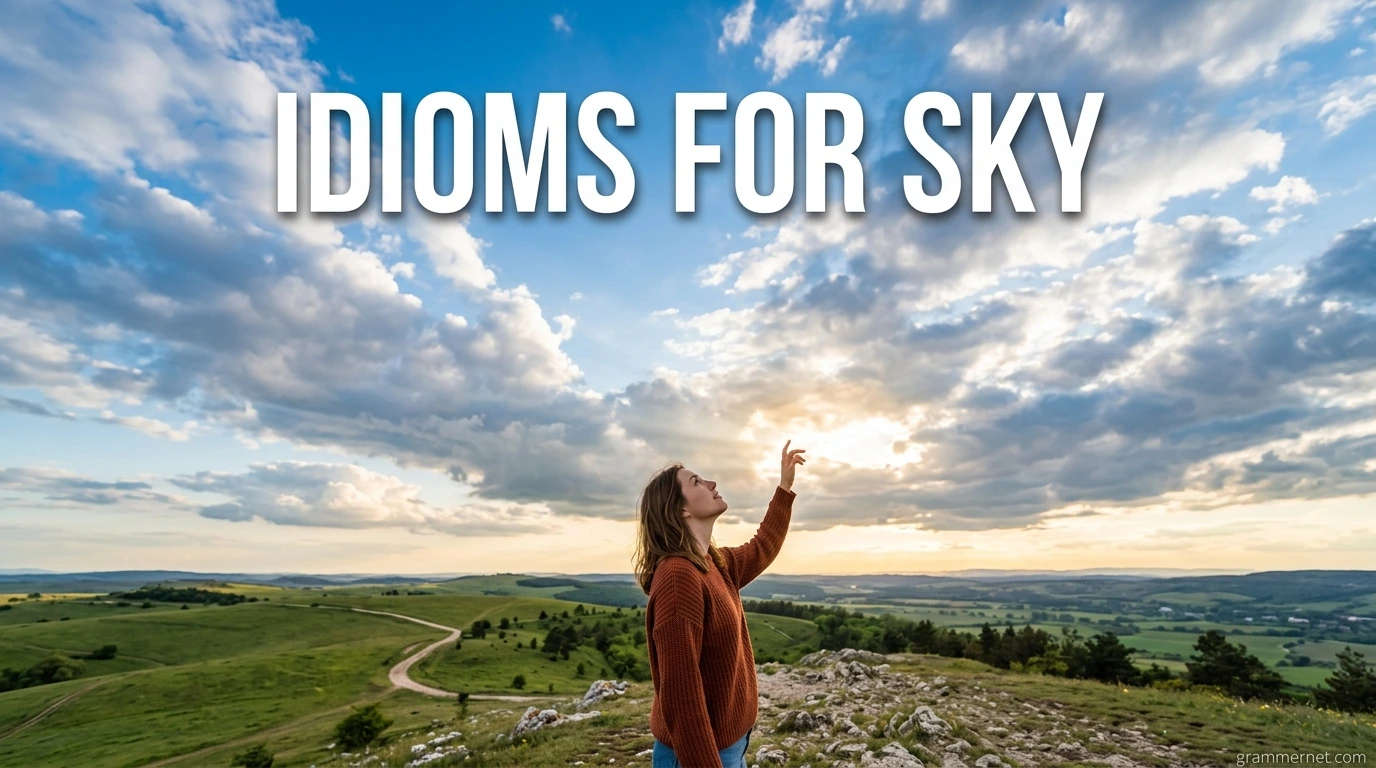Idioms for sky