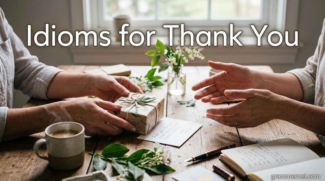 Idioms for Thank You