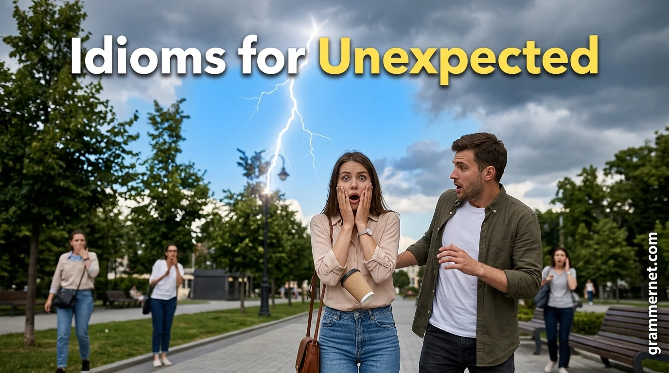 Idioms for Unexpected