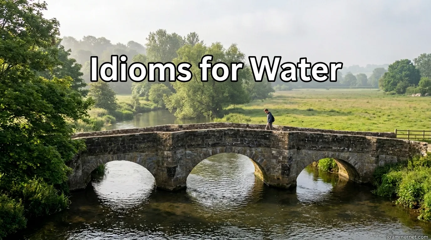 Idioms for Water