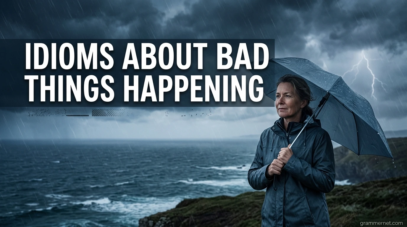 Idioms About Bad Things Happening