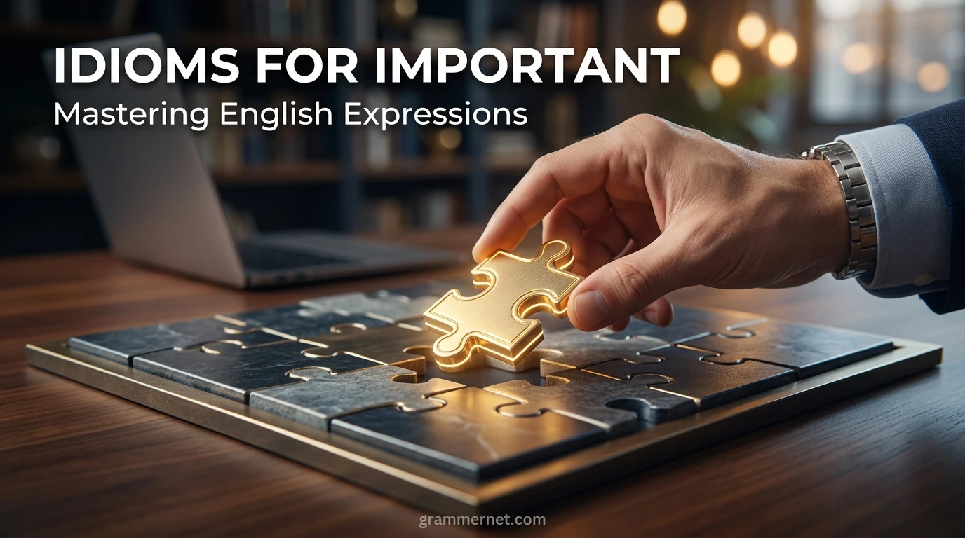 Idioms for Important