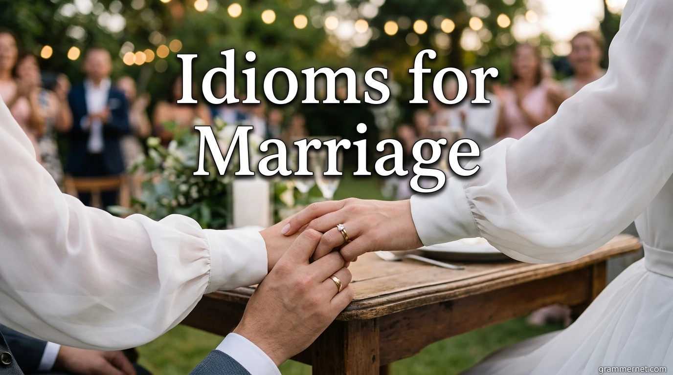 Idioms for Marriage