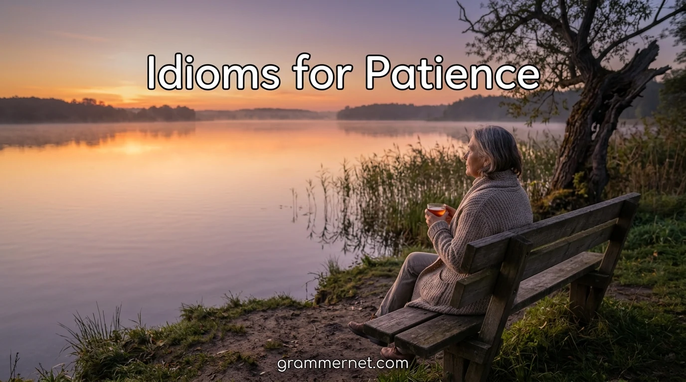 Idioms for Patience