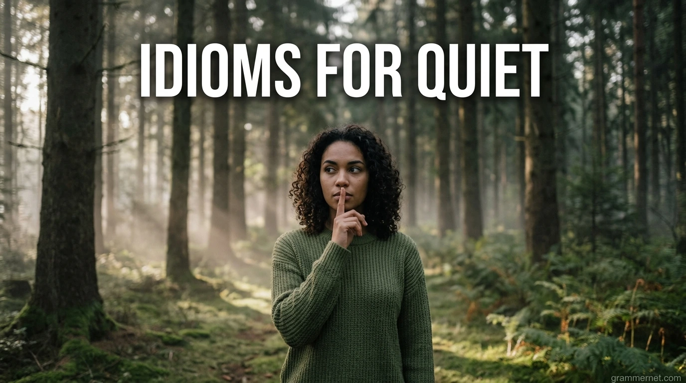 Idioms for Quiet