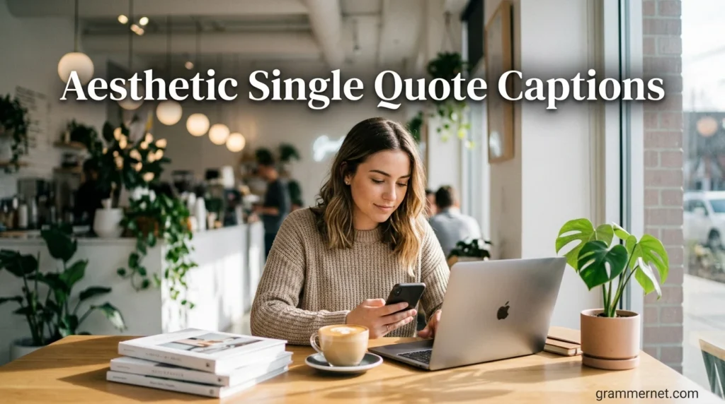 Aesthetic Single Quote Captions