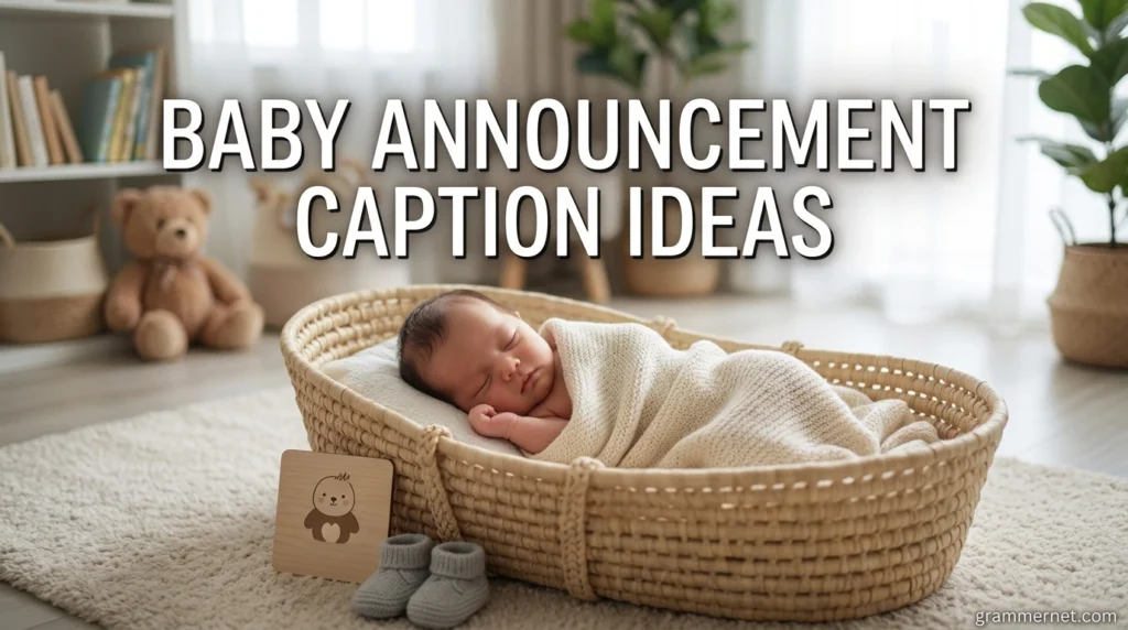 Baby Announcement Caption Ideas