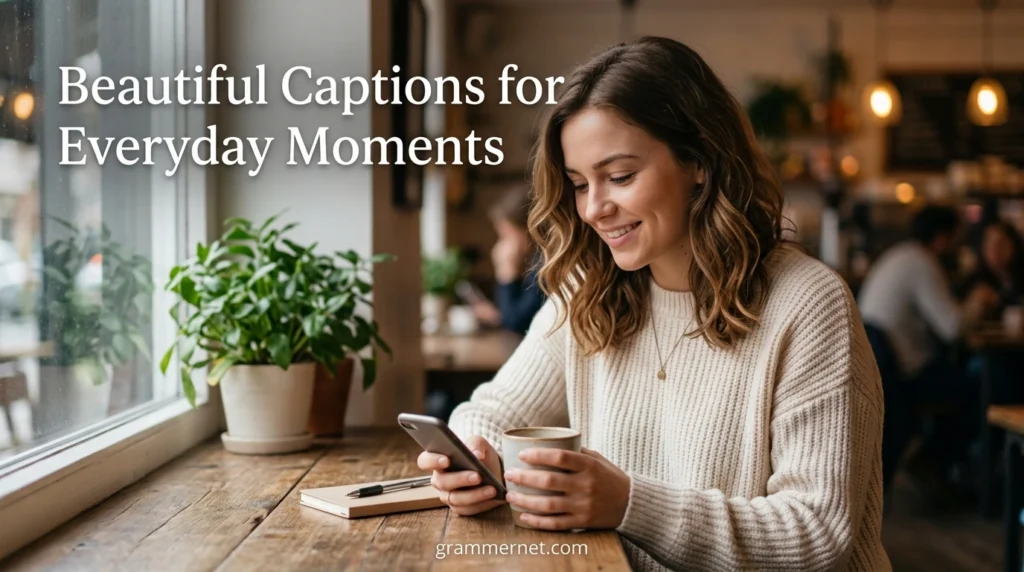 Beautiful Captions for Everyday Moments