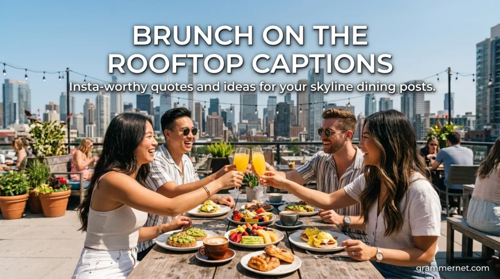 Brunch on the Rooftop Captions
