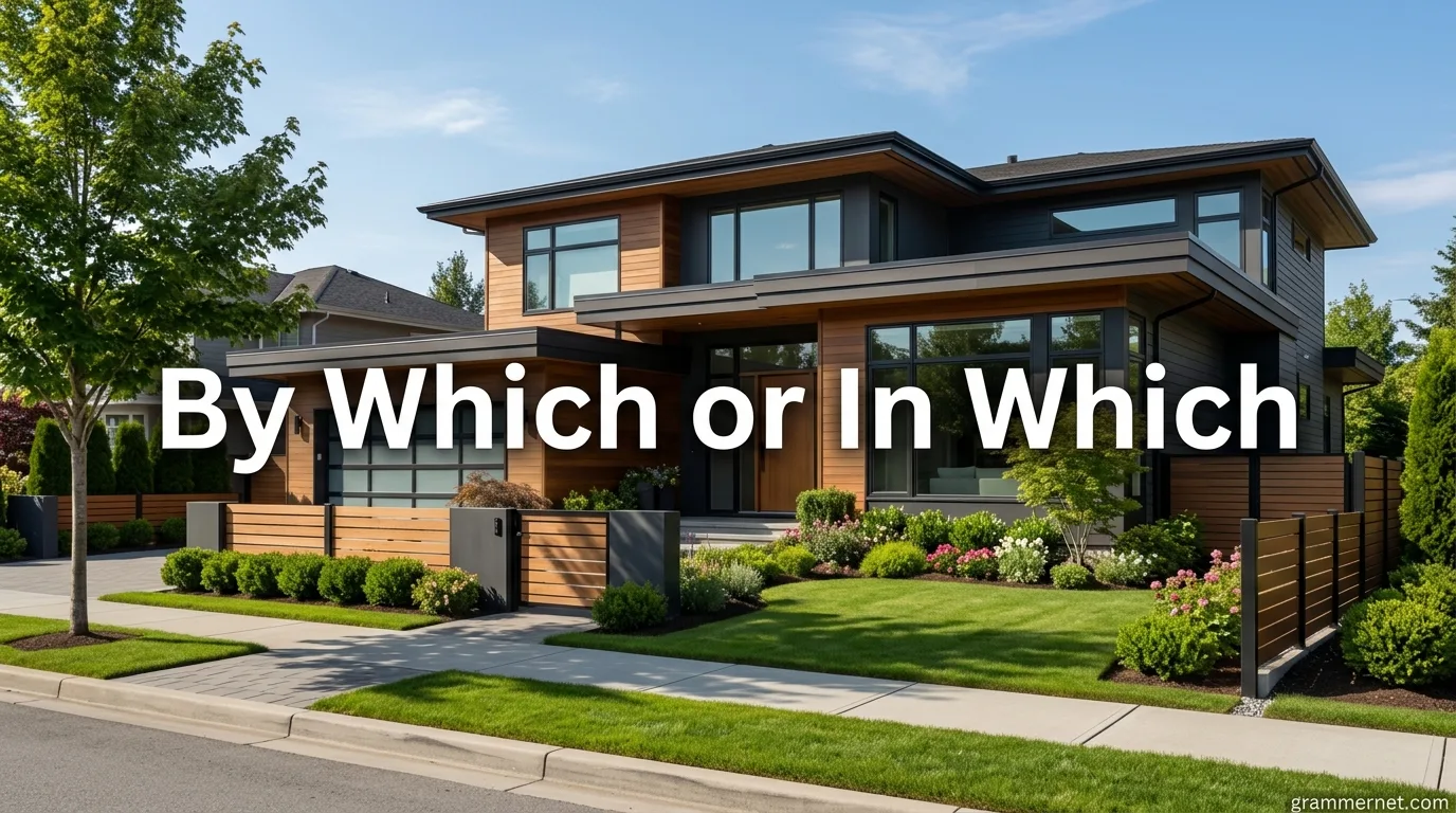By Which or In Which