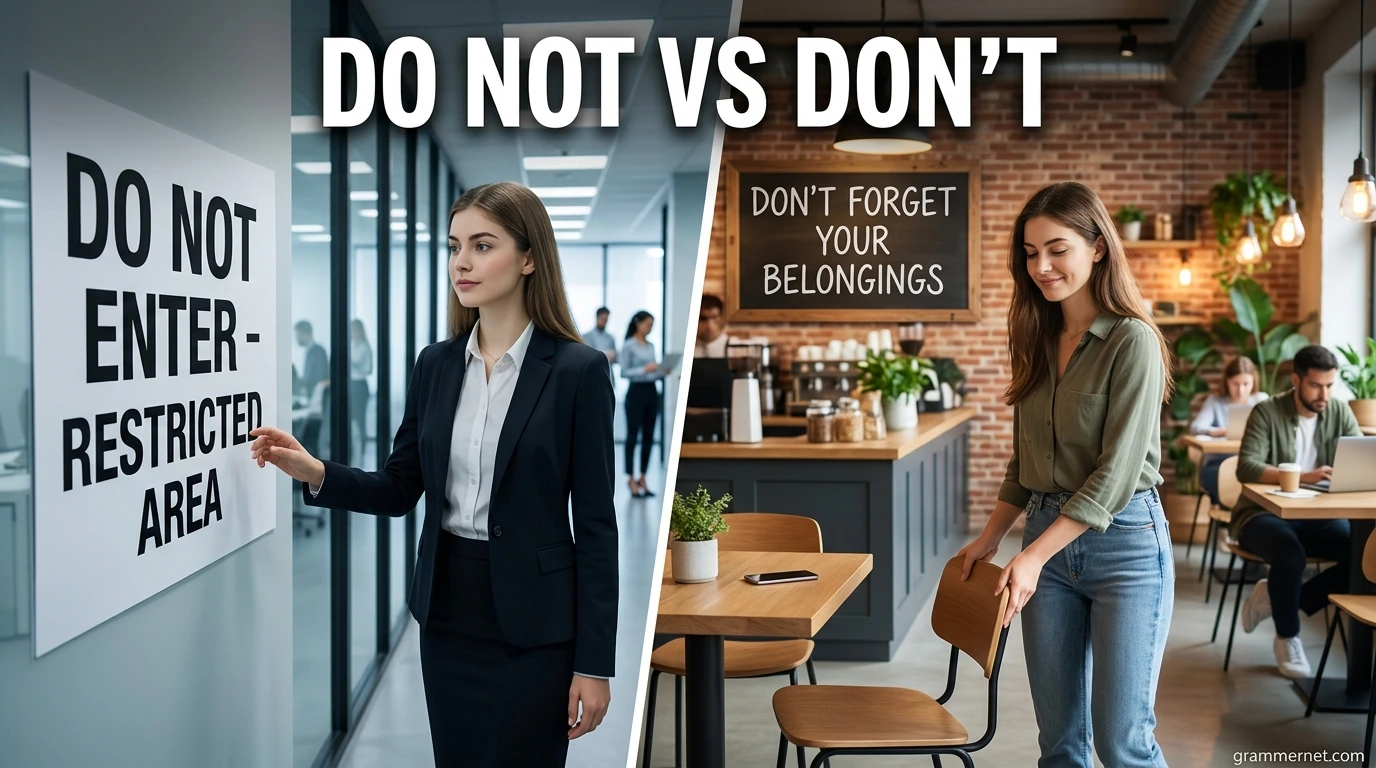 Do Not vs Don’t