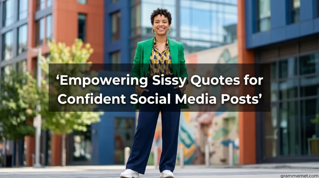 Empowering Sissy Quotes for Confident Social Media Posts