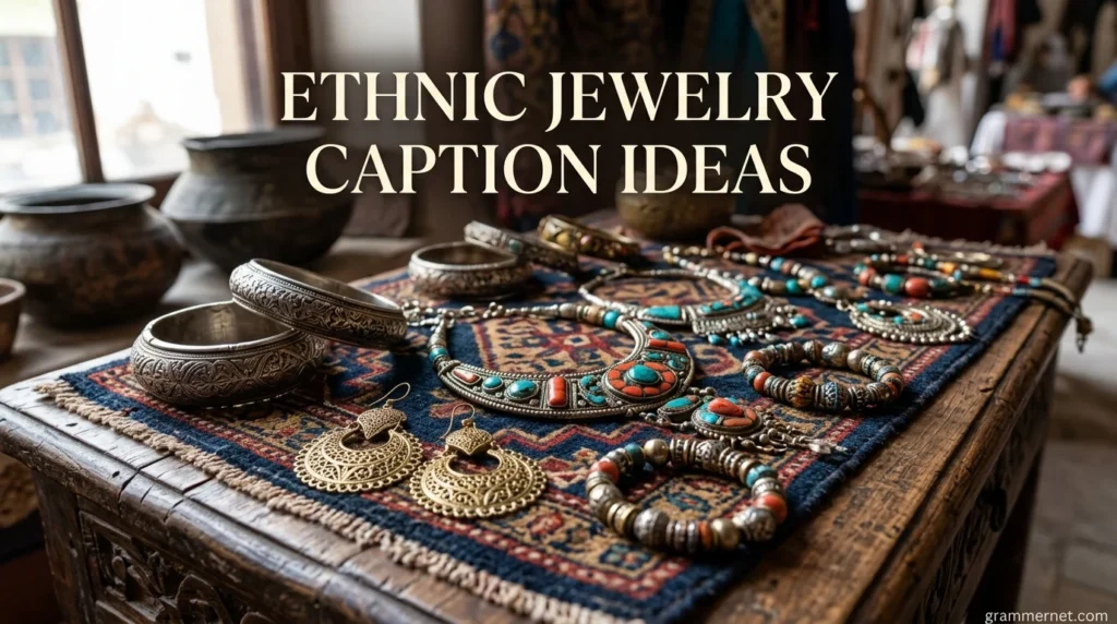 Ethnic Jewelry Caption Ideas