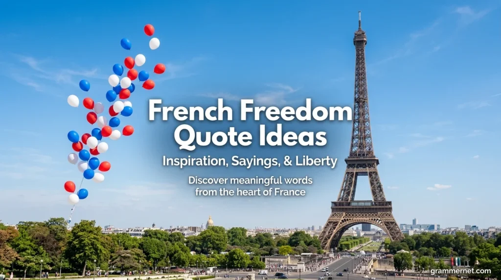 French Freedom Quote Ideas