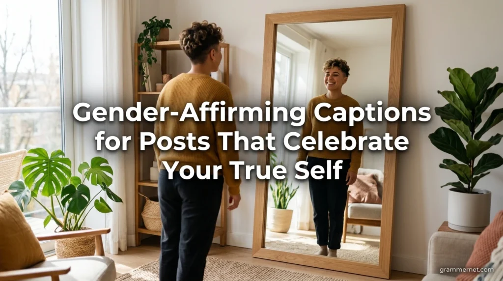 Gender-Affirming Captions for Posts That Celebrate Your True Self