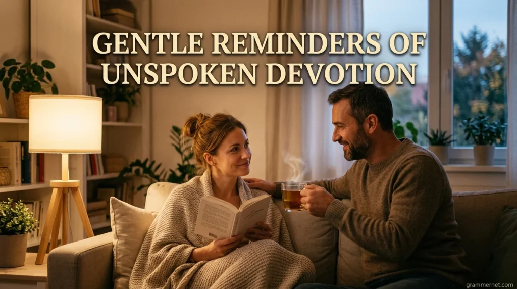 Gentle Reminders of Unspoken Devotion