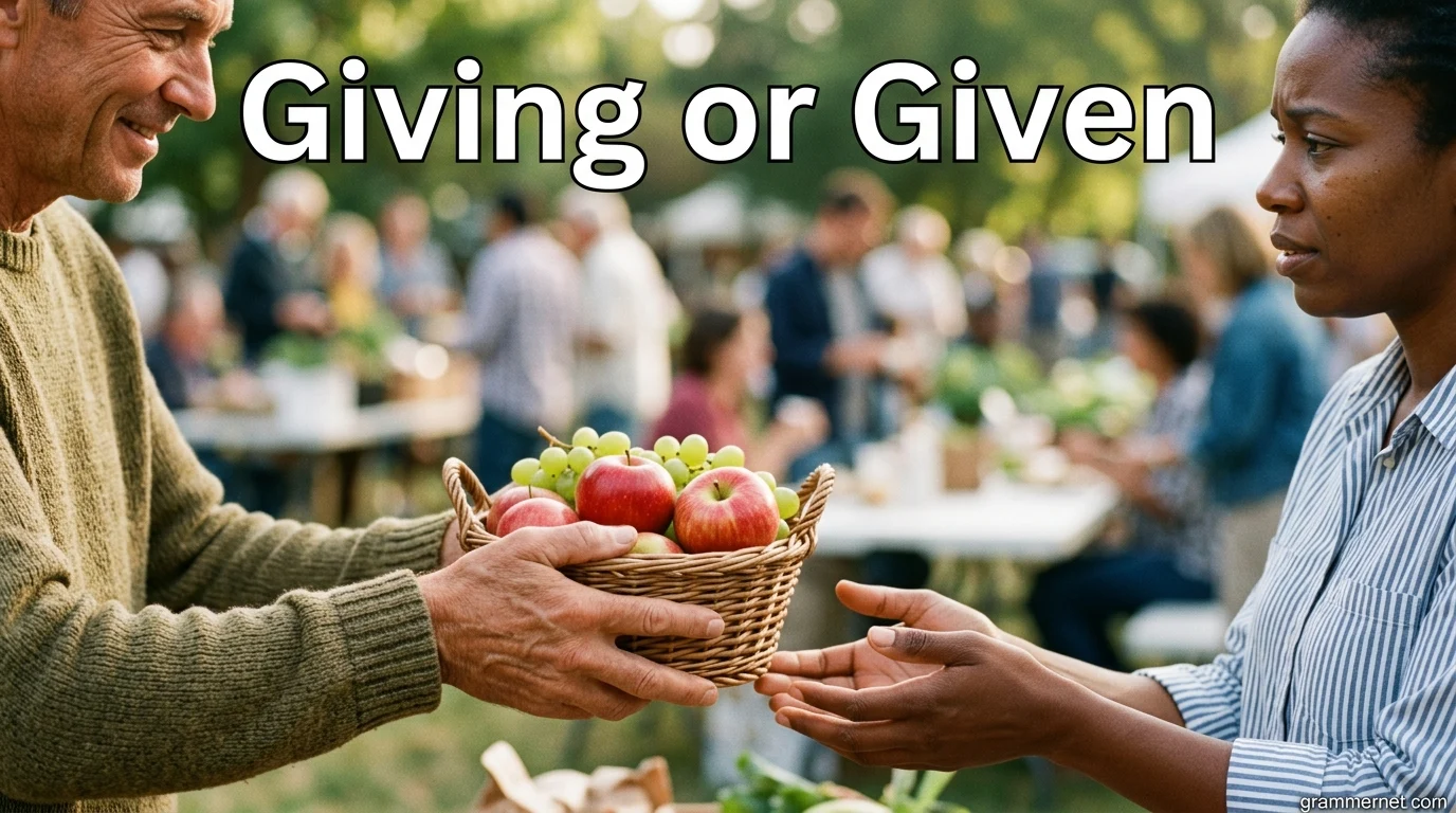 Giving or Given