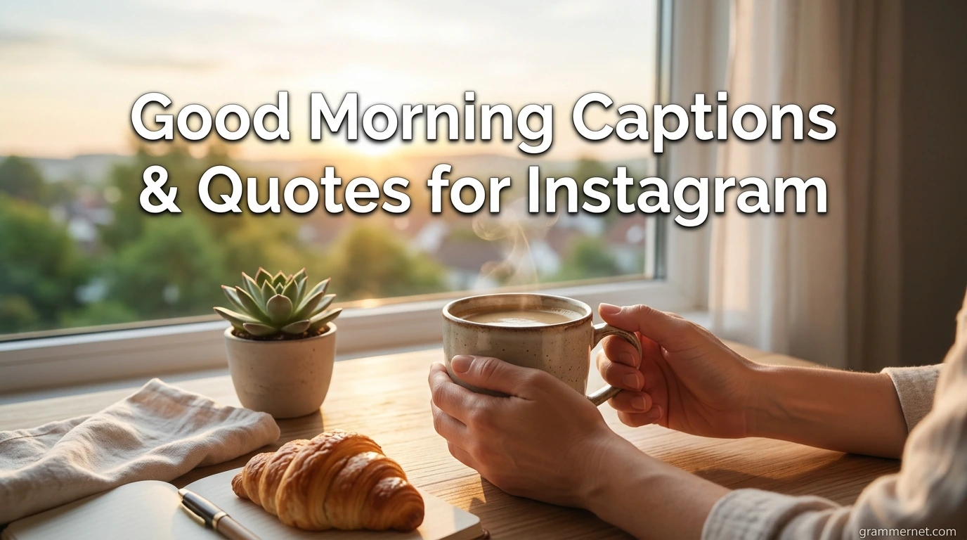 Good Morning Captions & Quotes for Instagram