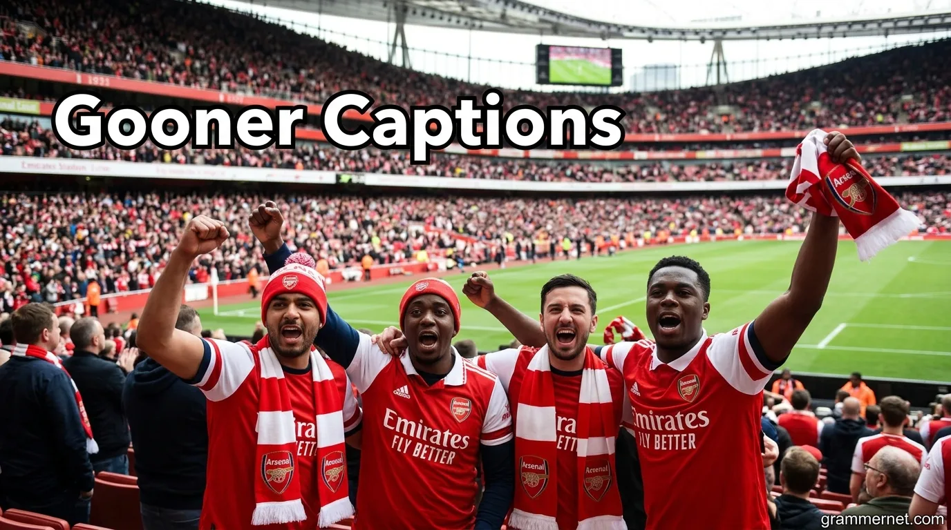 Gooner Captions