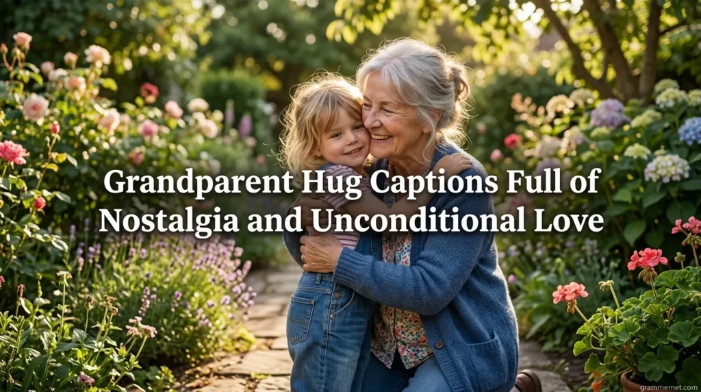 Grandparent Hug Captions Full of Nostalgia and Unconditional Love