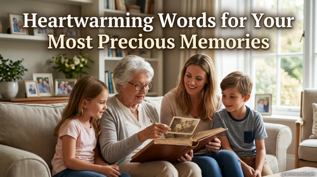 Heartwarming Words for Your Most Precious Memories