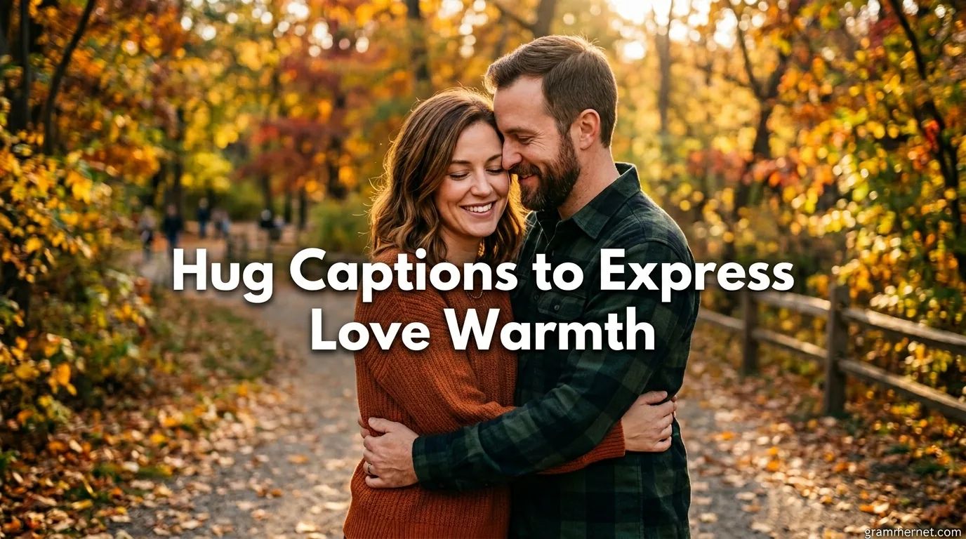 Hug Captions to Express Love Warmth