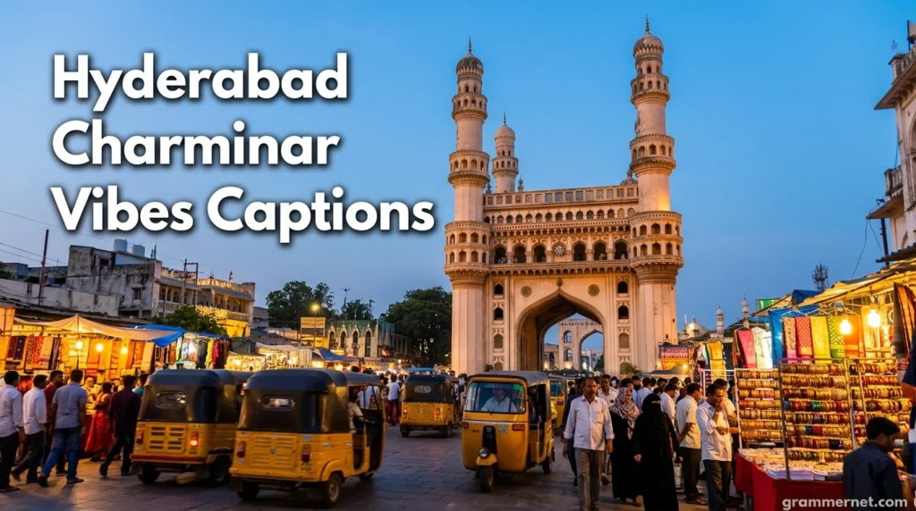 Hyderabad Charminar Vibes Captions