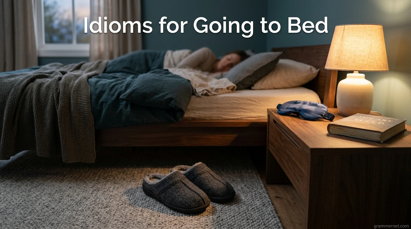 Idioms for Going to Bed