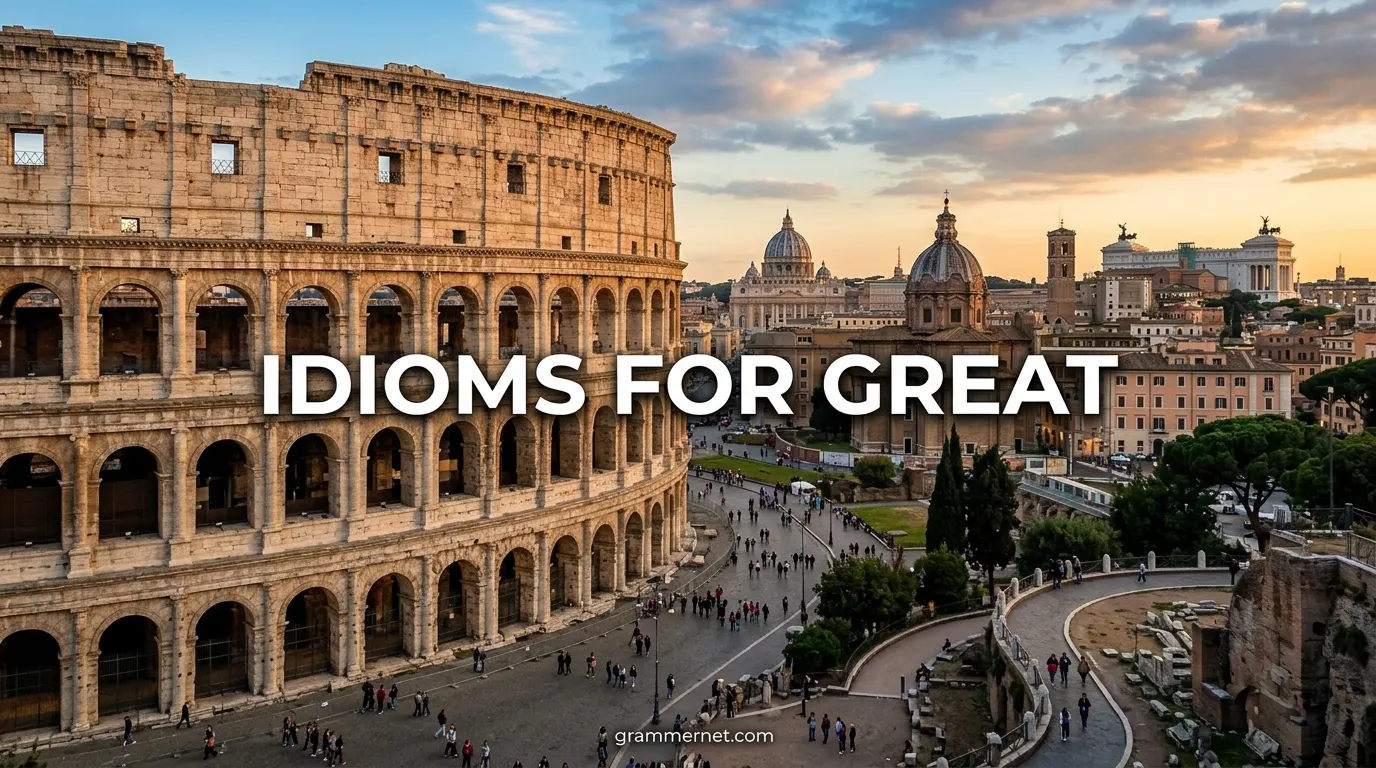 Idioms for Great