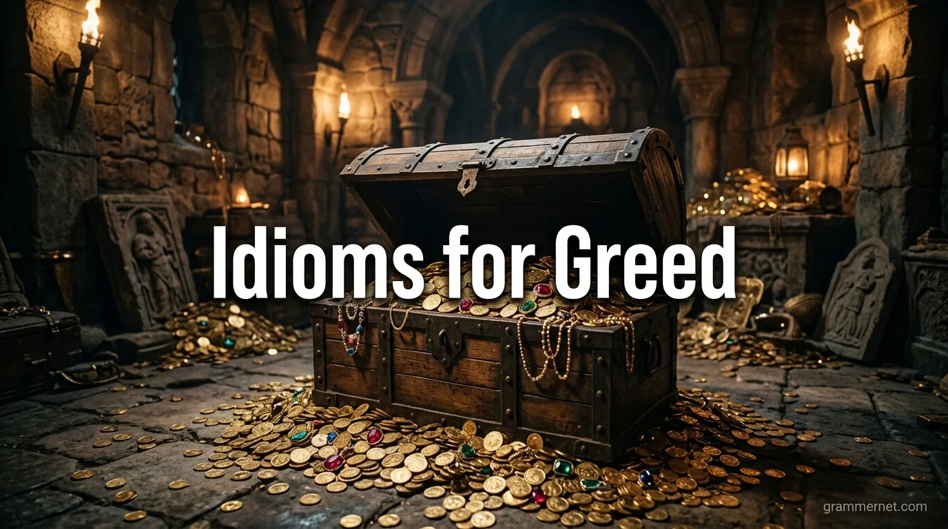 Idioms for Greed