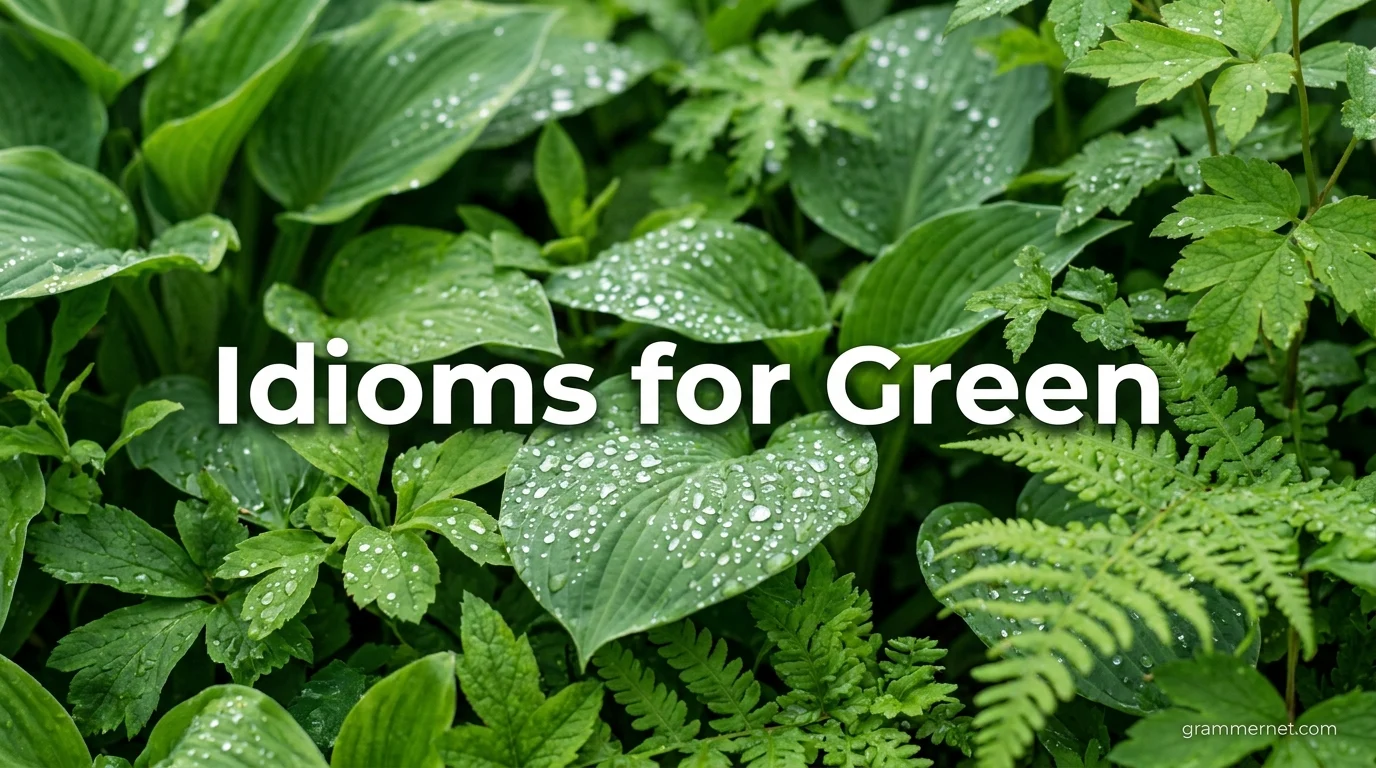 Idioms for Green