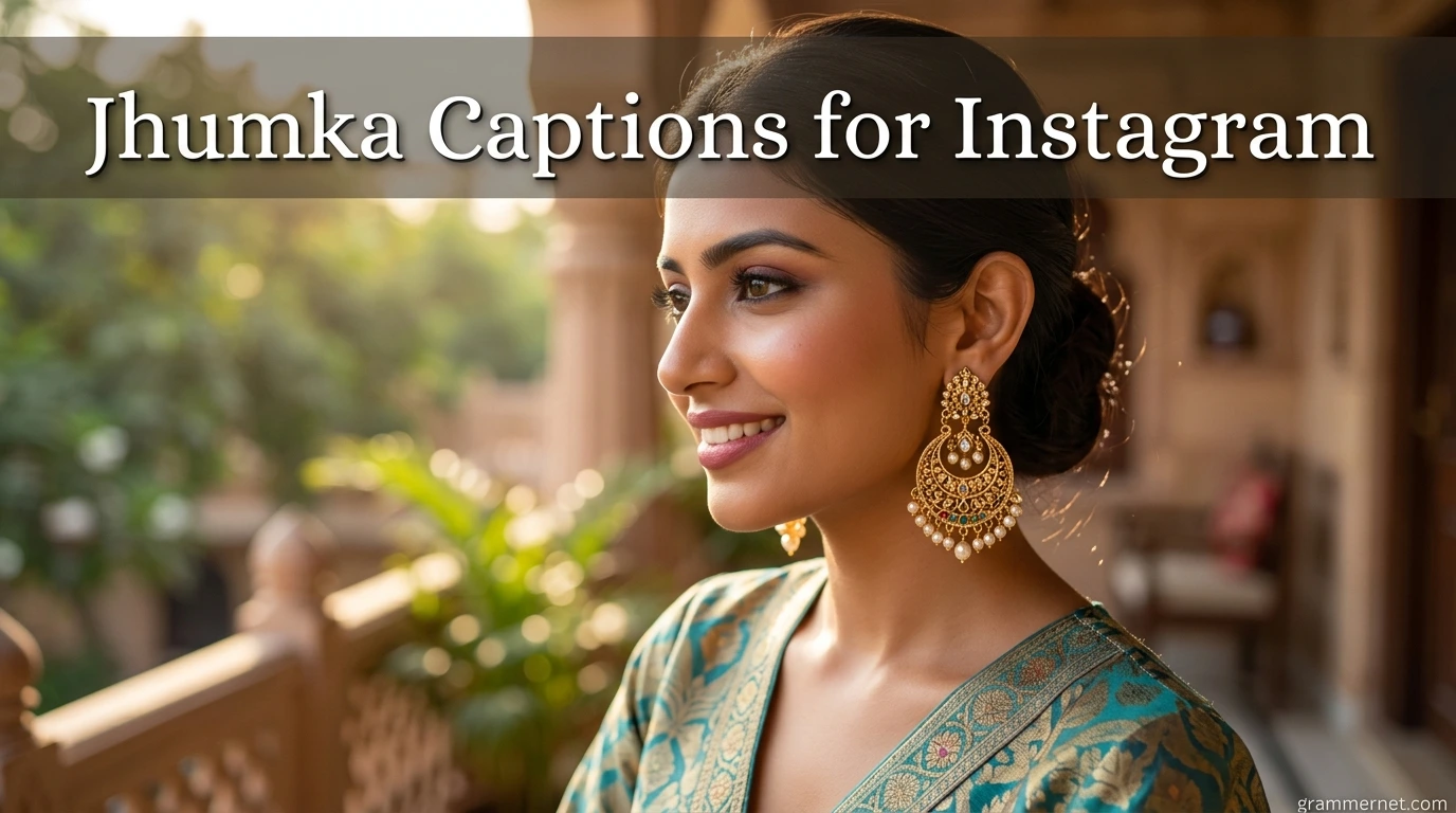 Jhumka Captions for Instagram