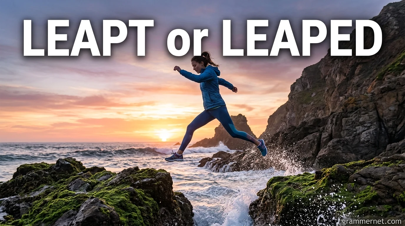 Leapt or Leaped