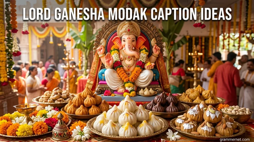 Lord Ganesha Modak Caption Ideas