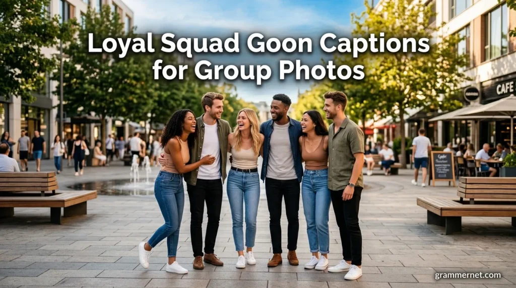 Loyal Squad Goon Captions for Group Photos