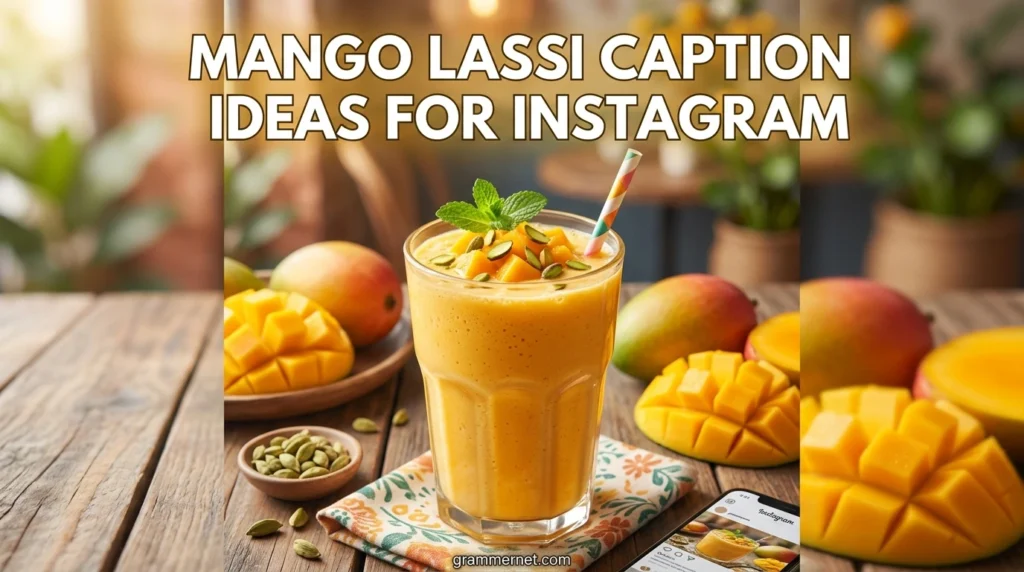 Mango Lassi Caption Ideas for Instagram