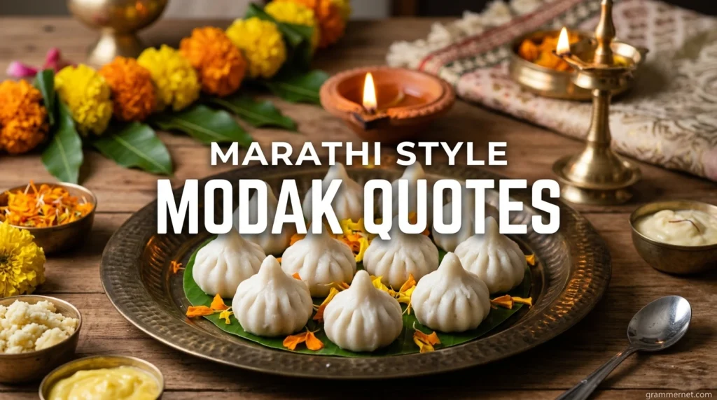 Marathi Style Modak Quotes