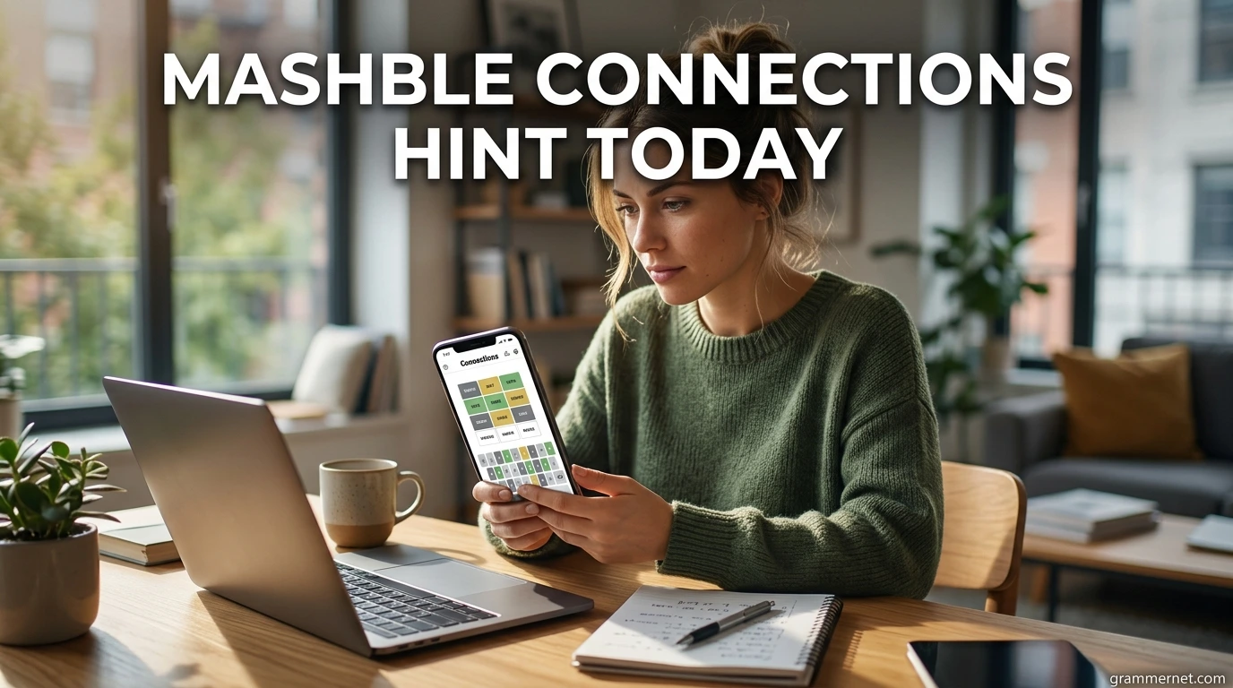 Mashble Connections Hint Today