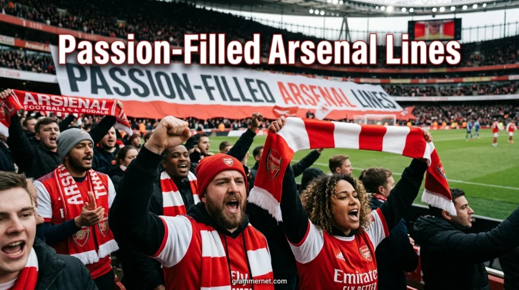Passion-Filled Arsenal Lines