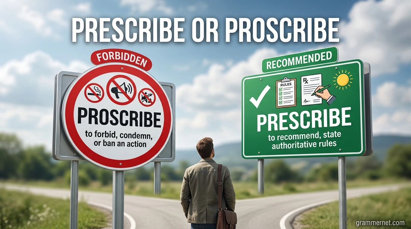 Prescribe or Proscribe