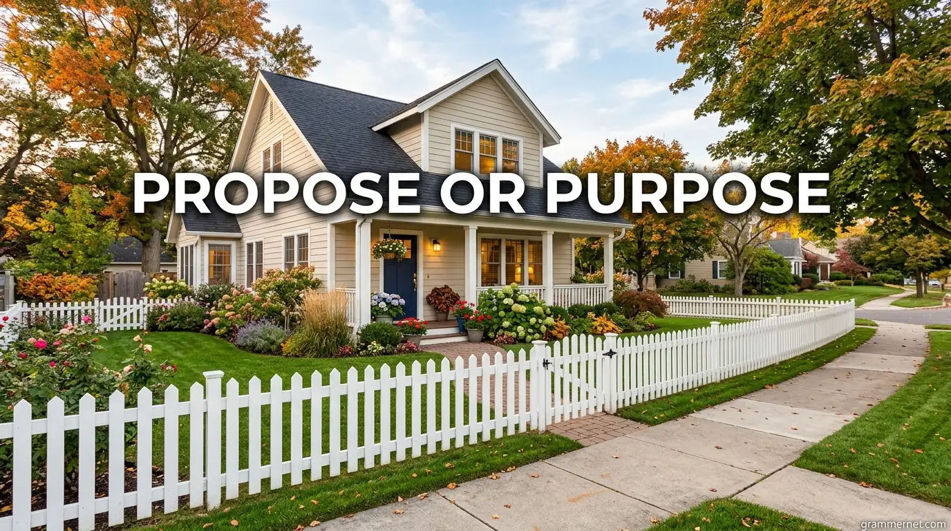 Propose or Purpose